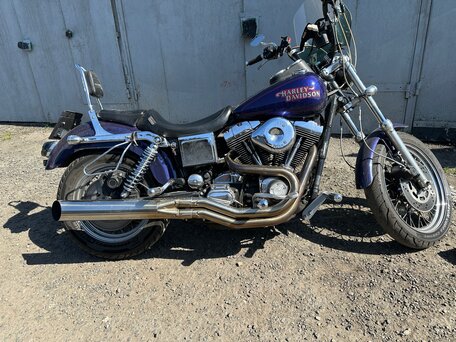 1999 Harley-Davidson Dyna Low Rider, синий, 1000000 рублей, вид 4