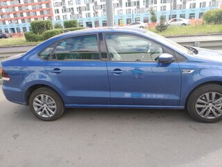2019 Volkswagen Polo V Рестайлинг, синий, 1180000 рублей, вид 3