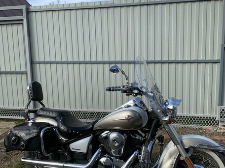 2008 Kawasaki VN900 Vulcan, белый, 651000 рублей, вид 3