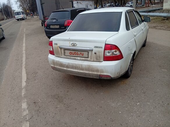 2012 Lada (ВАЗ) Priora I, белый, 450000 рублей - вид 1