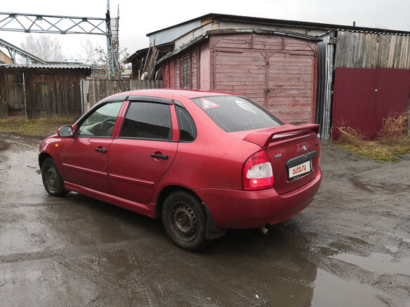 2006 Lada (ВАЗ) Kalina I, красный - вид 3