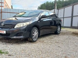 2008 Toyota Corolla X (E140, E150), чёрный, 900000 рублей, вид 1