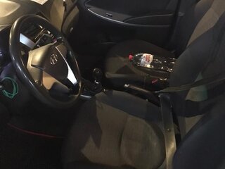 2015 Hyundai Solaris I Рестайлинг, белый, 350000 рублей, вид 5
