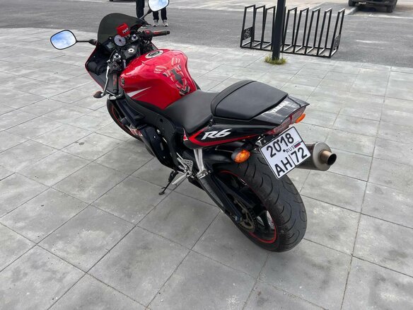 2003 Yamaha YZF-R6, пурпурный, 650000 рублей - вид 7