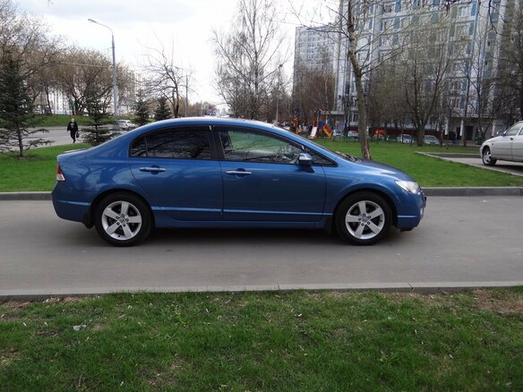 2008 Honda Civic VIII, голубой - вид 4