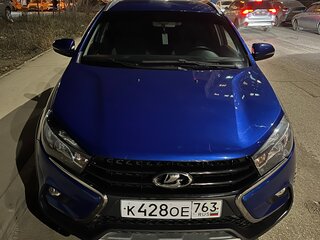 2020 Lada (ВАЗ) Vesta SW I, синий, 1050000 рублей, вид 3