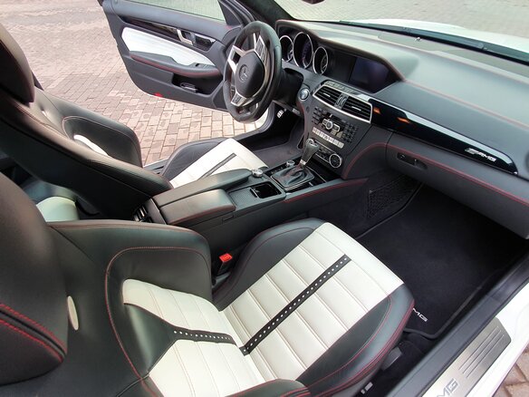 2012 Mercedes-Benz C-Класс AMG 63 AMG Black Series III (W204) Рестайлинг, белый - вид 10