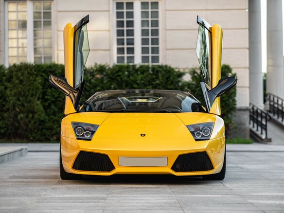 2009 Lamborghini Murcielago I Рестайлинг, жёлтый