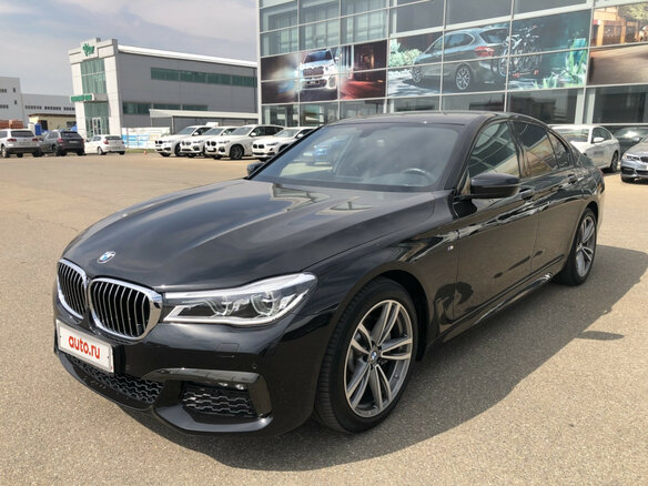 2018 BMW 7 серии 730i VI (G11/G12), чёрный