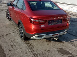 2023 Lada (ВАЗ) Vesta Cross I Рестайлинг (NG), красный, 1600000 рублей, вид 4