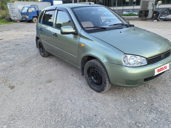 2011 Lada (ВАЗ) Kalina I, зелёный, 240000 рублей - вид 3