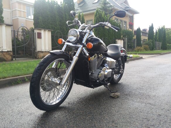 2009 Honda Shadow 750, чёрный, 403381 рублей - вид 4