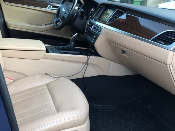 2015 Hyundai Genesis II, синий, 1690000 рублей - вид 6