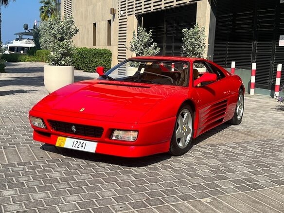 1990 Ferrari 348 TB, красный - вид 3