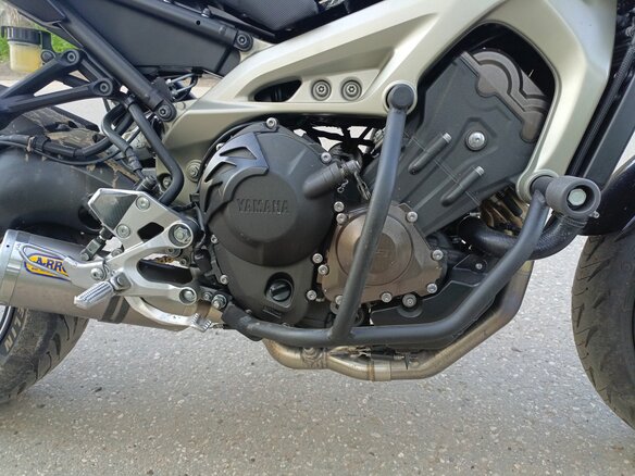 2014 Yamaha MT-09 (FZ-09), фиолетовый, 645000 рублей - вид 11
