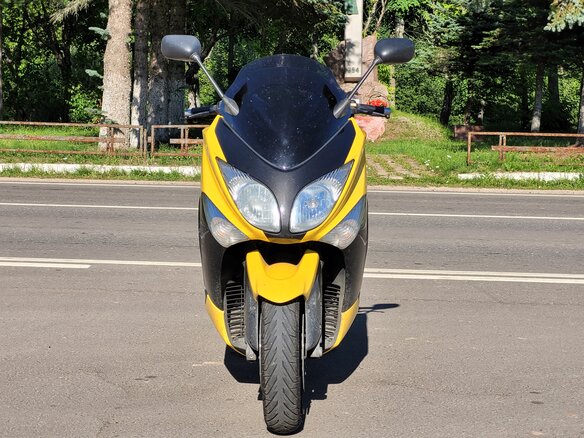 2008 Yamaha TMAX, жёлтый, 450000 рублей - вид 3