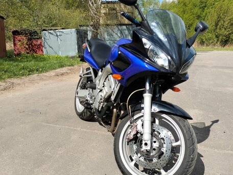 2004 Yamaha FZ6, синий, 425000 рублей, вид 1