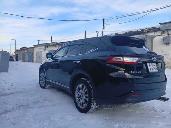 2019 Toyota Harrier III (XU60) Рестайлинг, чёрный, 3100000 рублей - вид 8