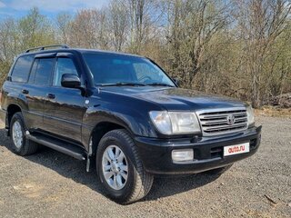 2004 Toyota Land Cruiser 100 Series Рестайлинг 1, чёрный, 2450000 рублей, вид 3