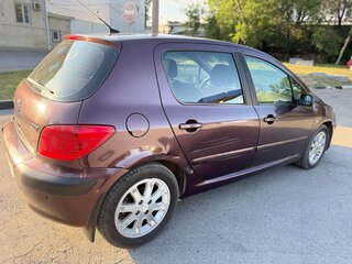 2007 Peugeot 307 I Рестайлинг, фиолетовый, 375000 рублей, вид 3