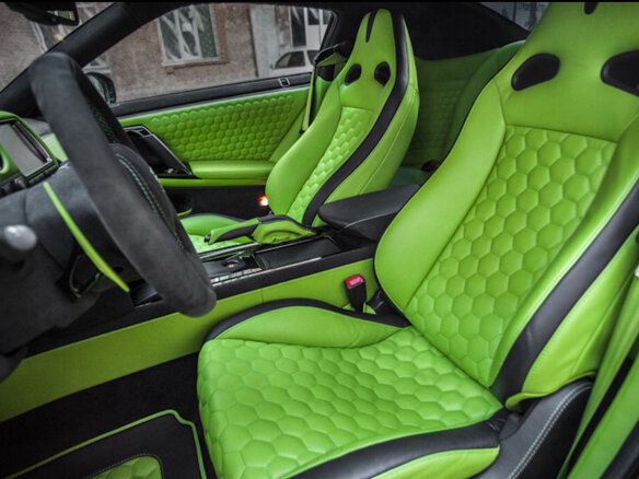 2012 Nissan GT-R I Рестайлинг 1, зелёный - вид 1
