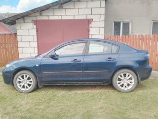 2007 Mazda 3 I (BK) Рестайлинг, синий, 580000 рублей, вид 4