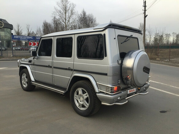 2000 Mercedes-Benz G-Класс 500 Euro 2 II (W463), серебристый - вид 1
