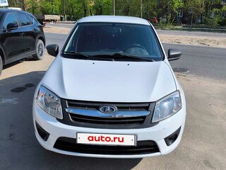 2015 Lada (ВАЗ) Granta I, белый, 585000 рублей, вид 3