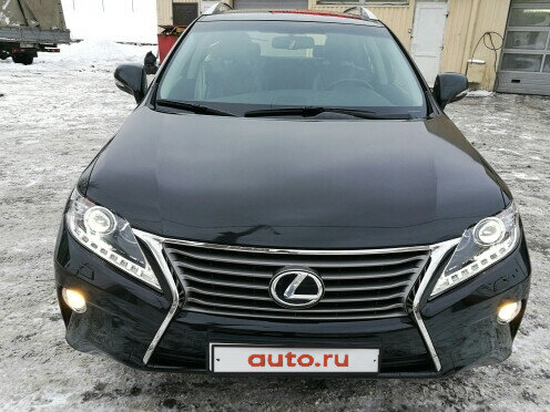 2012 Lexus RX 350 III Рестайлинг, чёрный - вид 2