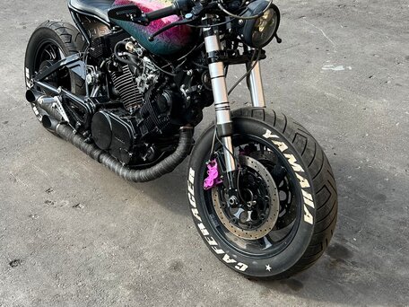 1982 Yamaha XV750 Virago, чёрный, 750000 рублей, вид 3