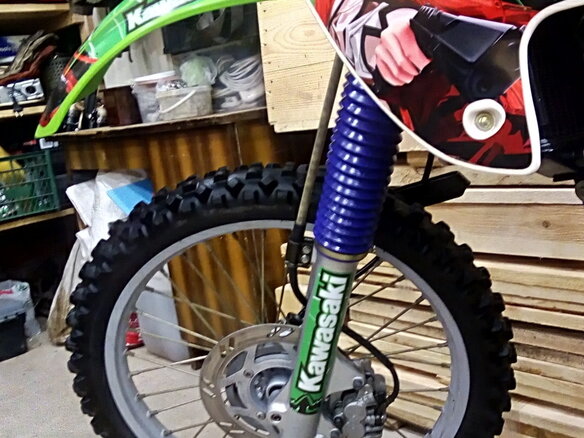 1994 Kawasaki KLX 250, зелёный, 270000 рублей - вид 17