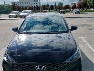 2020 Hyundai Solaris II Рестайлинг, чёрный, 1805000 рублей, вид 1