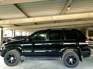 2008 Toyota Land Cruiser Prado 5-speed 120 Series Рестайлинг, чёрный, 2400000 рублей, вид 5