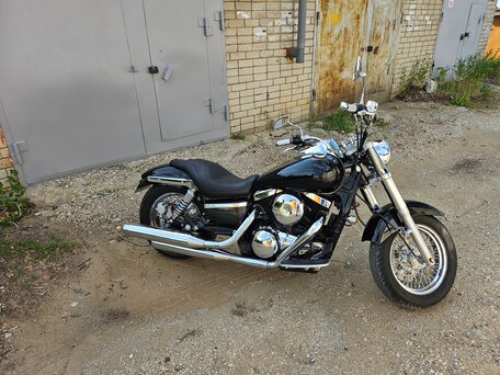 1998 Kawasaki VN1500 Vulcan, чёрный, 650000 рублей, вид 5