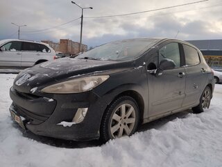 2008 Peugeot 308 I, чёрный, 410000 рублей, вид 1