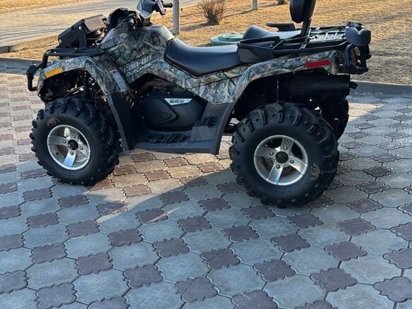 2007 BRP Can-Am Outlander 650, коричневый, 750000 рублей - вид 5