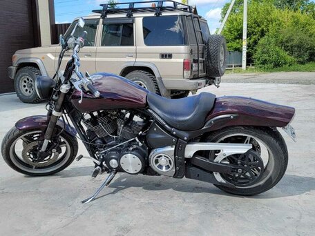 2005 Yamaha XV 1700 Warrior, пурпурный, 800000 рублей, вид 3