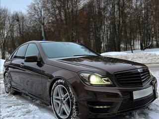 2012 Mercedes-Benz C-Класс 180 III (W204) Рестайлинг, коричневый, 1190000 рублей, вид 3