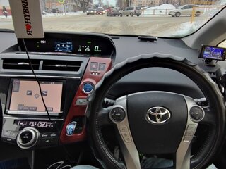 2015 Toyota Prius Alpha I (ZVW40/41) Рестайлинг, коричневый, 1650000 рублей, вид 5