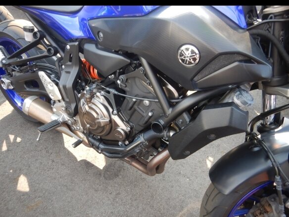 2017 Yamaha MT-07 (FZ-07), синий, 730000 рублей - вид 3