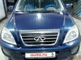 2010 Chery Tiggo (T11) I, синий, 450000 рублей, вид 3