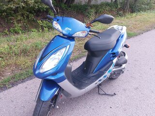 2008 Sym Jet EuroX, синий, 150000 рублей, вид 1