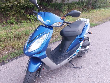 2008 Sym Jet EuroX, синий, 150000 рублей, вид 1