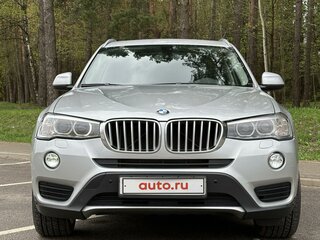 2016 BMW X3 28i xDrive II (F25) Рестайлинг, серебристый, 2350000 рублей, вид 1