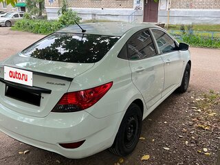 2013 Hyundai Solaris I, белый, 499800 рублей, вид 4