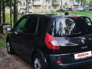 2008 Renault Scenic II Рестайлинг, чёрный, 400000 рублей, вид 5