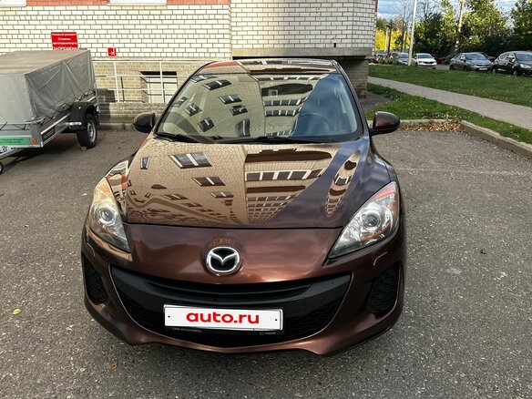 2011 Mazda 3 II (BL), коричневый, 799000 рублей