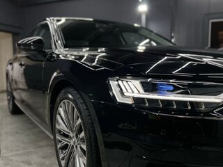 2018 Audi A8 50 TDI IV (D5), чёрный, 6000000 рублей, вид 5