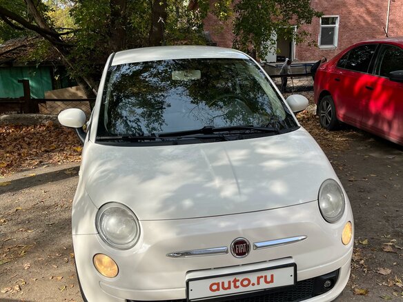 2012 Fiat 500 II, белый - вид 2