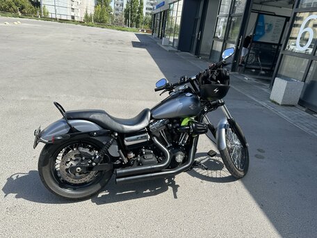 2013 Harley-Davidson Dyna Wide Glide, серый, 1050000 рублей, вид 2